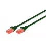 Netzwerkkabel Digitus CAT 6 U/UTP RJ-45 Cat6 2m Grün