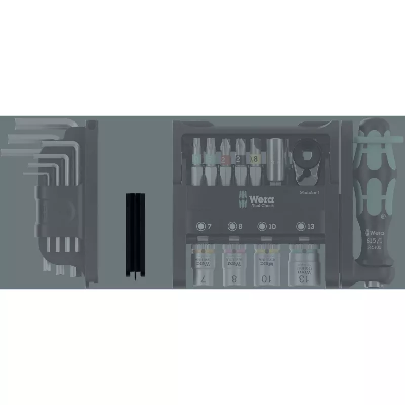 Wera Tool-Check Modular Adapter 9549 starrer Adapter, Schwarz