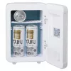 Mini-Kühlschrank Adler AD 8084G — kompakt grau 12V/230V, 4 L Kapazität, tragbar, rechts angeschlagene Tür