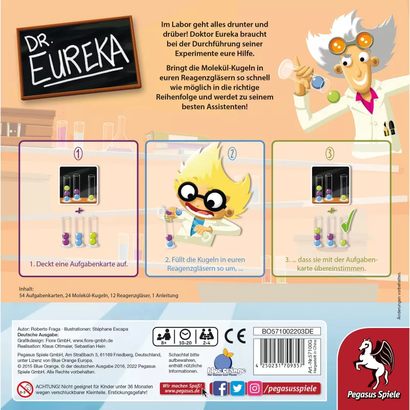 Dr. Eureka, Brettspiel