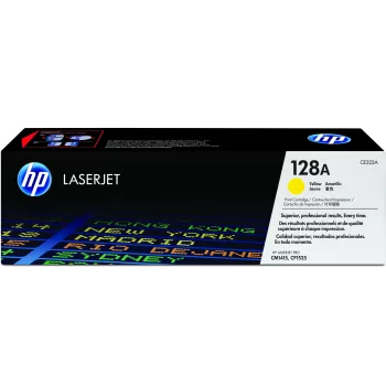 HP 128A Yellow Original LaserJet Tonerkartusche, 1300 Seiten, Gelb, 1 Stück