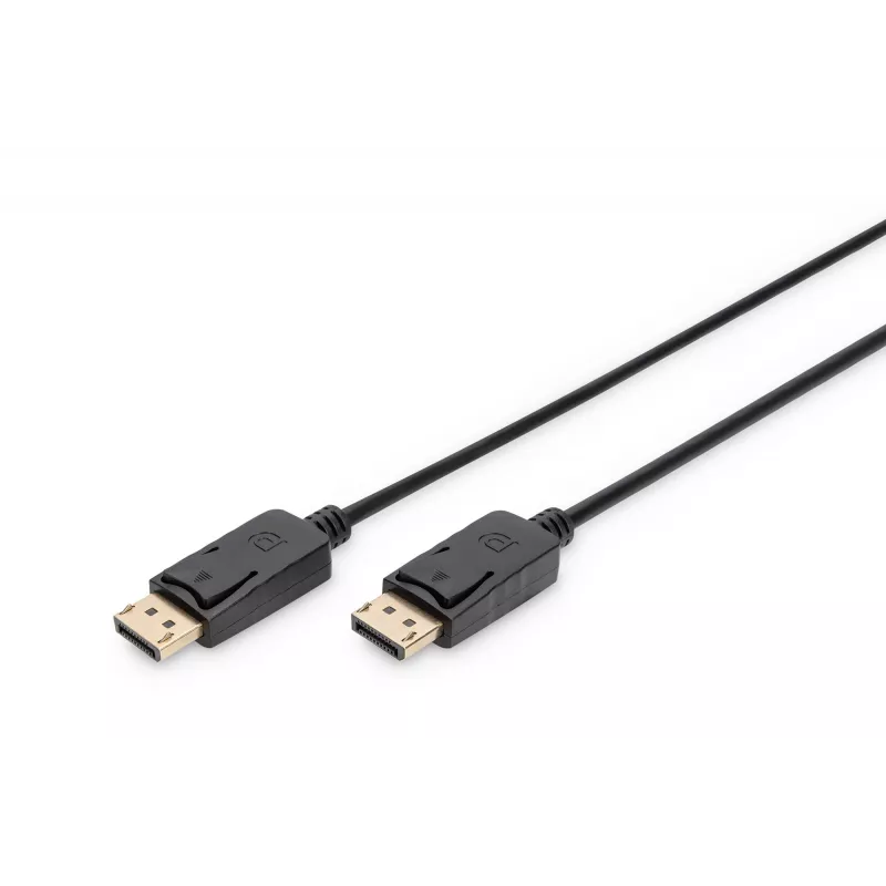 Anschlusskabel DisplayPort mit Verriegelung 1080p 60Hz FHD Typ DP / DP M / M schwarz 3m