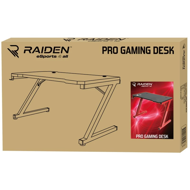 SUBSONIC Gaming Desk Raiden Pro SA5593 – Höhenverstellbares Ergonomisches Setup