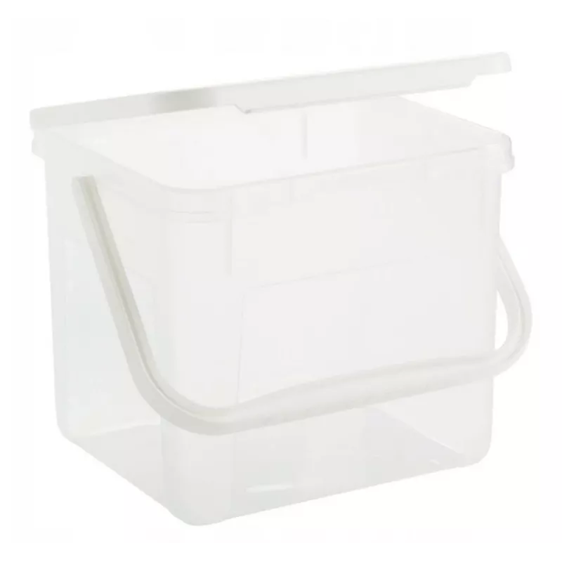 Behälter für Reinigungsflüssigkeiten Rotho Basic 4,5 l Modell 1770201100RP, transparenter Technopolymer mit Deckel und Aufhängeloch