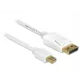 DisplayPort-Kabel DeLOCK 83484 Mini DisplayPort 5 m Weiß