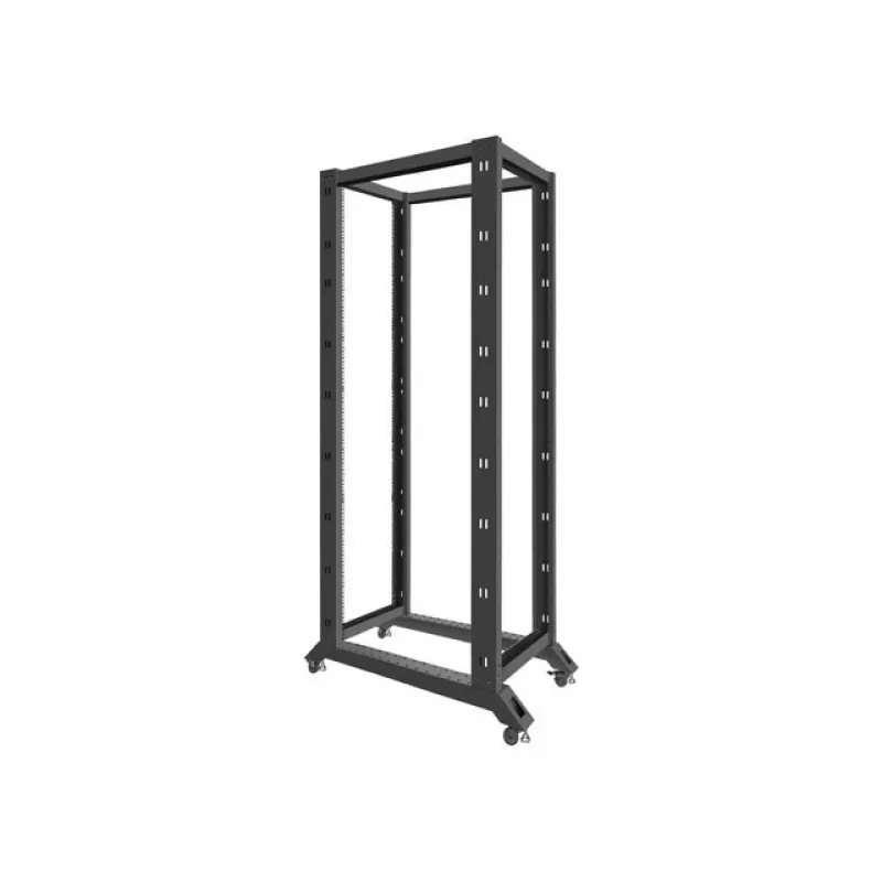 Lanberg OR01-6042-B Rack-Schrank 42U freistehendes Rack Schwarz