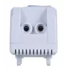 Thermostat Alantec KTS, Drehregler, IP20, Kunststoffgehäuse, grau, -45–70°C, 60×33×43 mm