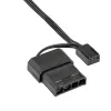 Akyga AW-12A-BK 120-mm-Gehäuselüfter, Molex / 3-Pin, 20 dB, schwarz