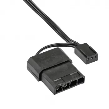 Akyga AW-12A-BK 120-mm-Gehäuselüfter, Molex / 3-Pin, 20 dB, schwarz