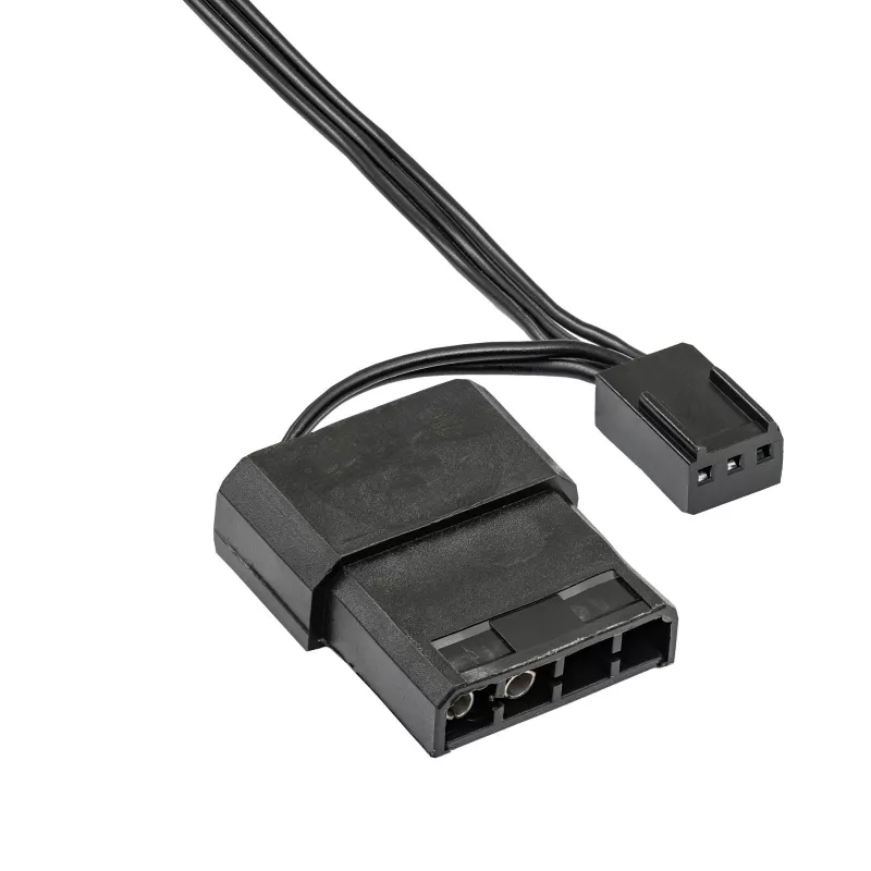 Akyga AW-12A-BK 120-mm-Gehäuselüfter, Molex / 3-Pin, 20 dB, schwarz
