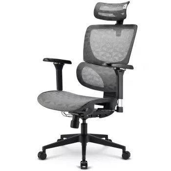 Bürostuhl Sharkoon OfficePal C40M Mesh-Sitz Mesh-Rückenlehne, Grau, max. 150 kg