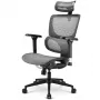 Bürostuhl Sharkoon OfficePal C40M Mesh-Sitz Mesh-Rückenlehne, Grau, max. 150 kg