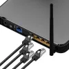 Netzwerkkabel Extralink LAN Patchkabel Kat.5e RJ-45 F/UTP 0,5 m Schwarz