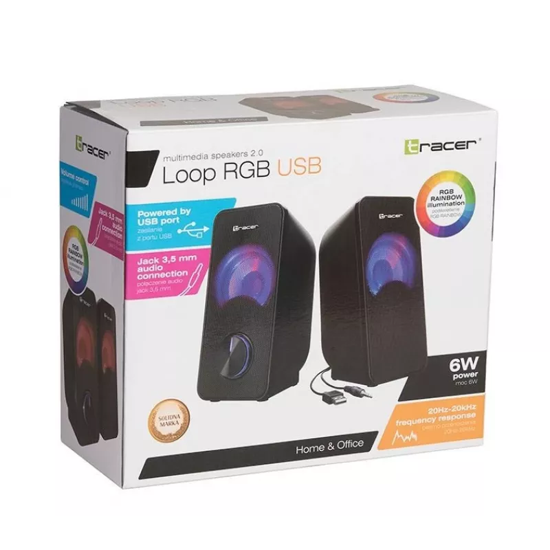 Lautsprecher 2.0 Loop RGB USB