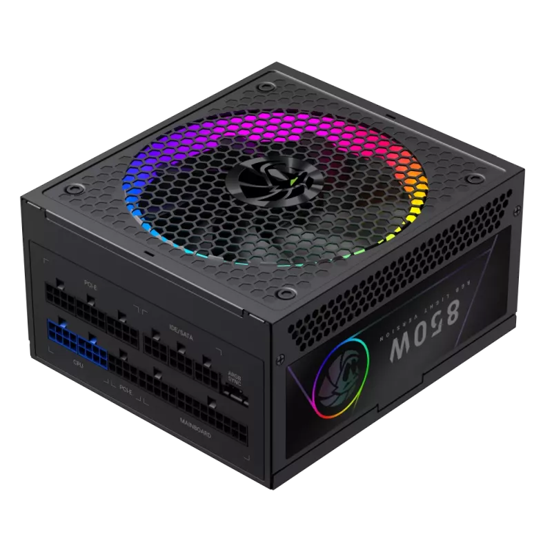 Gamemax Netzteil, 80 PLUS, Gold | RGB 850G | 850 W