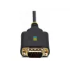 StarTech.com 13ft (4m) 2-Port USB-zu-Seriell-Adapterkabel, austauschbare DB9-Schrauben/Muttern, COM-Retention, USB-A auf DB9 RS232, FTDI, Level-4 ESD-Schutz, Windows/macOS/ChromeOS/Linux – Robuste TPE-Konstruktion