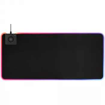 Deltaco GAM-092 - Schwarz - Monochrom - Neopren - USB - Gaming-Mauspad