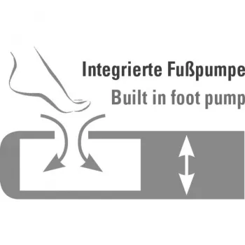 Aufblasbare Luftmatratze High Peak Double Comfort Plus Modell 40025 — Doppelluftmatratze für zwei