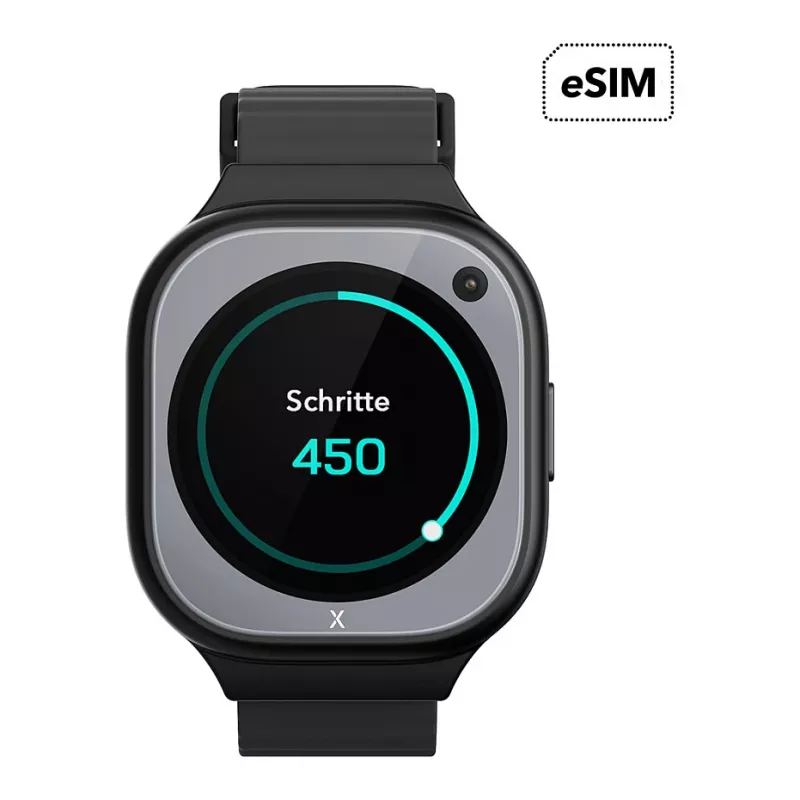 XPLORA X6Pro Kinder-Smartwatch eSIM Schwarz