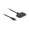 DeLOCK 63803 USB Type-C Konverter zu 22 Pin SATA 6 Gb/s für 2,5-Zoll-SSD / HDD, ASM235CM, 0,5 m