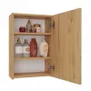 Top E Shop POLA 1DL ARTISAN Badezimmer-Aufbewahrungsschrank, Eiche
