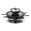 Unold 48726 Raclette-Grill für 8 Personen 1300 W Schwarz, Edelstahl
