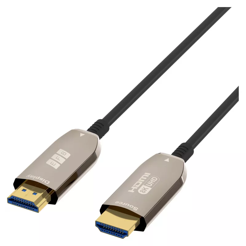 EFB Elektronik HDMI Glasfaserkabel AOC aktiv - Digital/Anzeige/Video - 10 m (HDMI-21-00006)
