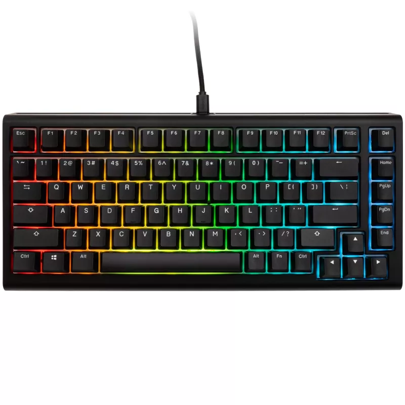 Ducky Tinker 75 Tastatur Gaming USB US Englisch Schwarz