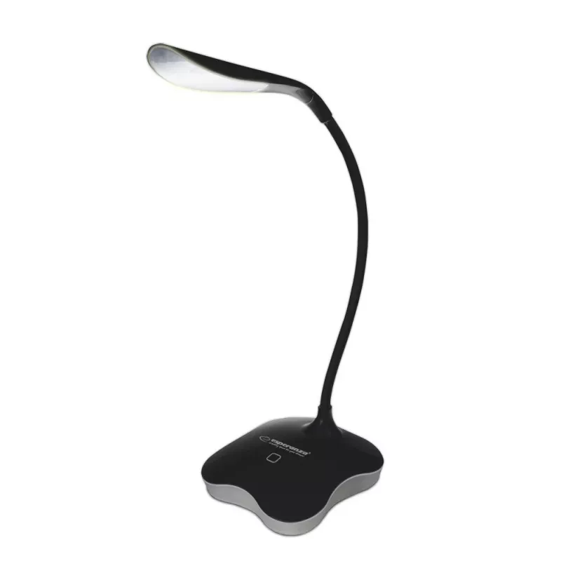 Esperanza ELD105K Mimosa LED-Schreibtischlampe, 3 W, schwarz