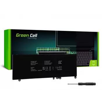 Green Cell DE102V3 Akku für DELL Latitude E5250 E5450 E5550, 7,6 V 6200 mAh LiPo, schwarz