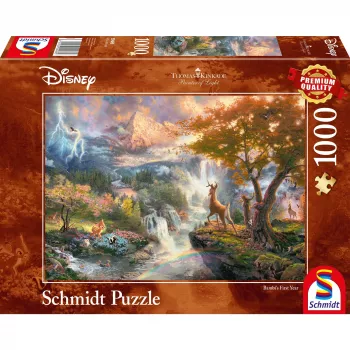 Schmidt Spiele Disney Bambi Puzzle 1000 Teile, Breite 693 mm, ab 12 Jahren