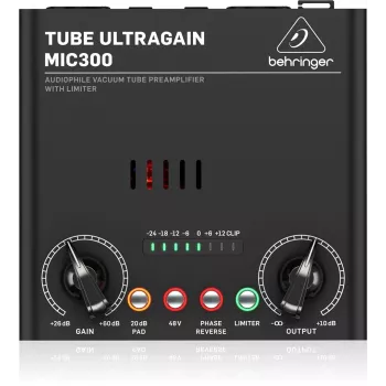 Audio-Vorverstärker Behringer MIC300 Schwarz