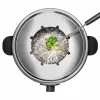 Fondue-Set Taurus FF2 2 L für 8 Personen, Edelstahlgehäuse, 1000 W, 230 V, schwarz/silber
