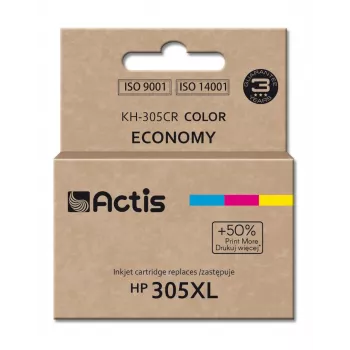 Tintenpatrone ACTIS KH-305CR kompatibel für HP 305XL – Farbe (Cyan, Magenta, Gelb), farbstoffbasiert 18 ml, Standard-Reichweite, Einzelpack