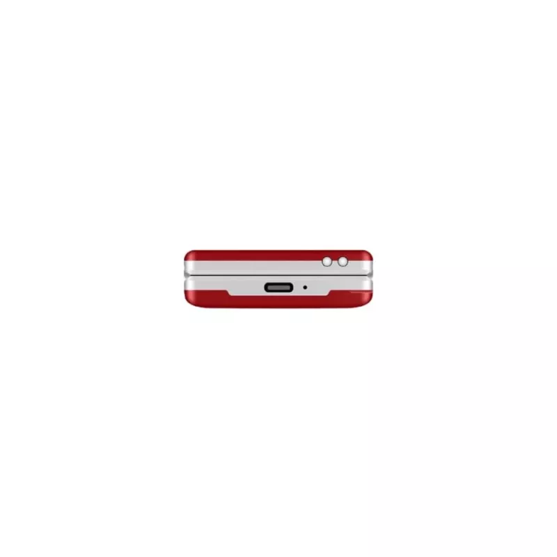 Maxcom MM835L 4G Klapphandy, Dual-SIM, 3,5 Zoll (8,89 cm), USB-C, rot