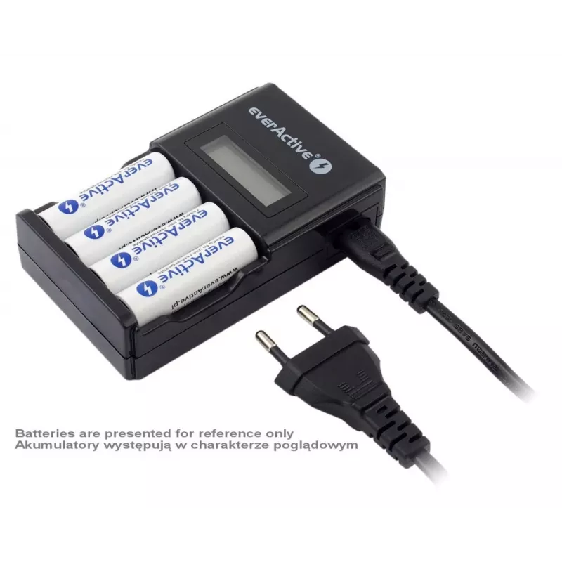 everActive NC450B Batterieladegerät, Black Edition