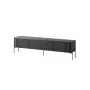 TV-Schrank cama meble VERA 190x40x50 cm – mattschwarze Oberseite und Rahmen