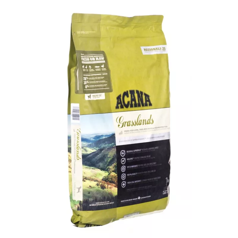 ACANA Highest protein Grasslands Dog - Trockenfutter für Hunde - 6kg