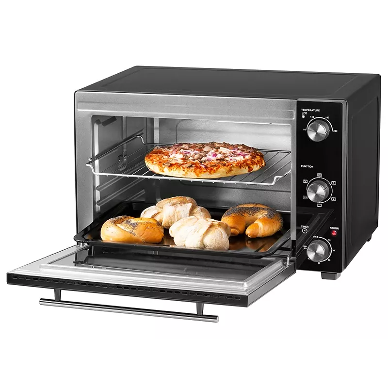 LAFE HeatMaster PIW-005 Elektrobackofen, 48 L, 1800 W, Umluft, Drehspieß