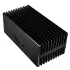 Akasa Turing ABX UCFF lüfterloses Gehäuse für AMD Mini-PC (Gigabyte BRIX 4000U), Aluminium, Schwarz