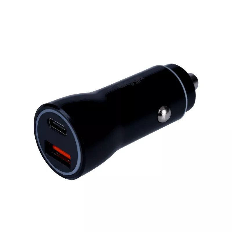 Auto-Ladegerät 12/24V Akyga AK-CH-16 36W USB-A + USB-C PD Quick Charge 3.0 5-12V / 1,5-3A schwarz