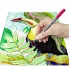 Staedtler Design Journey 371 BK4-3 Pigment-Pinselstift-Set, Forest Colors, 4-teilig