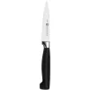 Messer-/Messerblockset ZWILLING 35145-007-0 – 7-teilig mit Kochmesser, Schälmesser, Brotmesser, Küchenschere, schwarzer Block