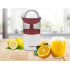 Beper P102EST100 USB-wiederaufladbare Zitruspresse, 250 ml, Weiß/Rot