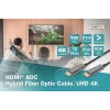 HDMI AOC Hybrid Fiber Optic Kabel Digitus AK-330125-200-S