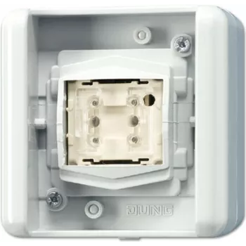 Lichtschalter Jung 8471.01 LED W — Hebelsteuerung, weiß, einflammig