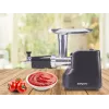 Beper P102ROB200 elektrischer Fleischwolf mit Tomatenpresse, 1200 W, Schwarz