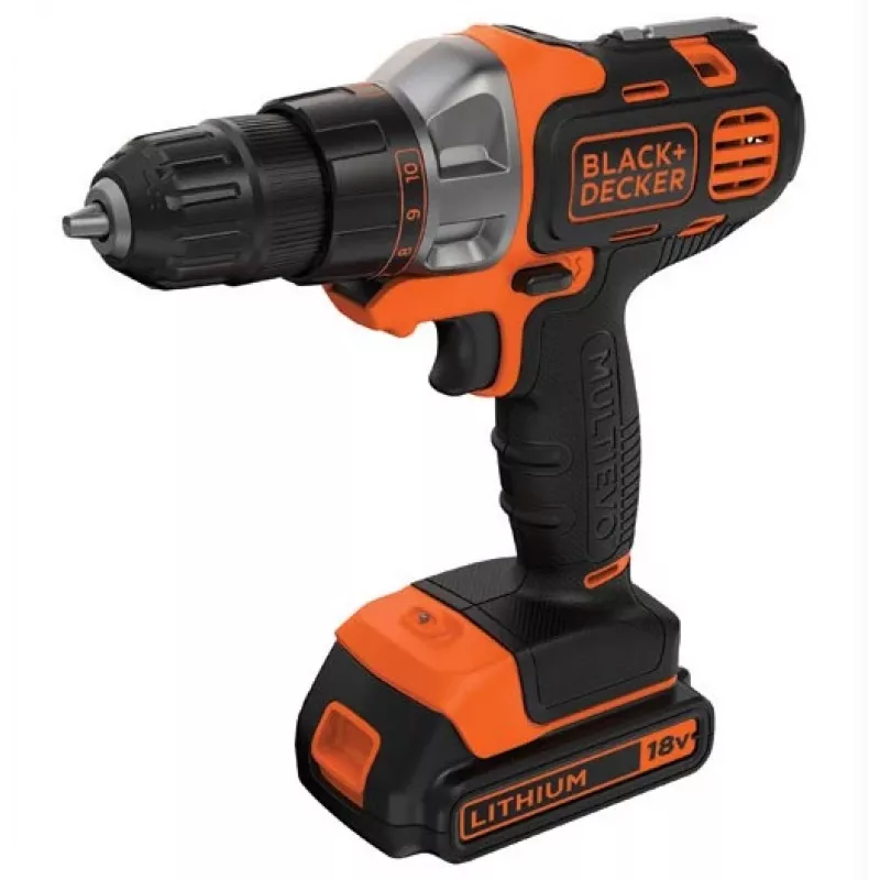 Black & Decker MT218KB Bohrmaschine 800 U/min Schwarz, Orange 1,46 kg