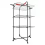 Wandmontierter Wäschetrockner VILEDA Mixer 3 Ultimate — Stahl, 30 m Trockenfläche, klappbar, Rollen, 131×93×71 cm