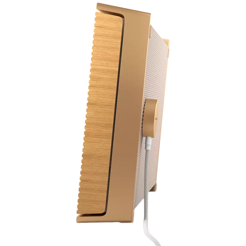 Beosound Level Lautsprecher Gold Tone Alu (Abdeckung Light Oak)